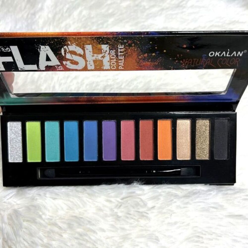 OKALAN FLASH COLOR PALETTE 12 Color Eyeshadow Palette - Picture 4 of 8